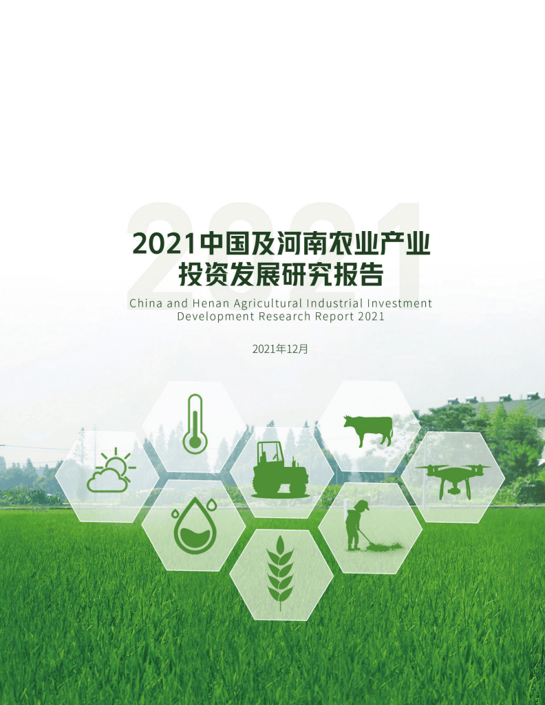 2021年河南农业产业投资发展分析 技术驱动的转型与机遇